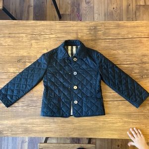 BURBERRY Kids Quilted Jacket - Size 4yr